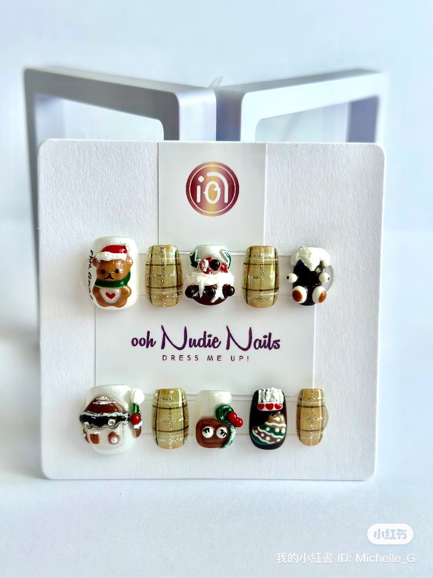 Snow Bear Press-on Nails
